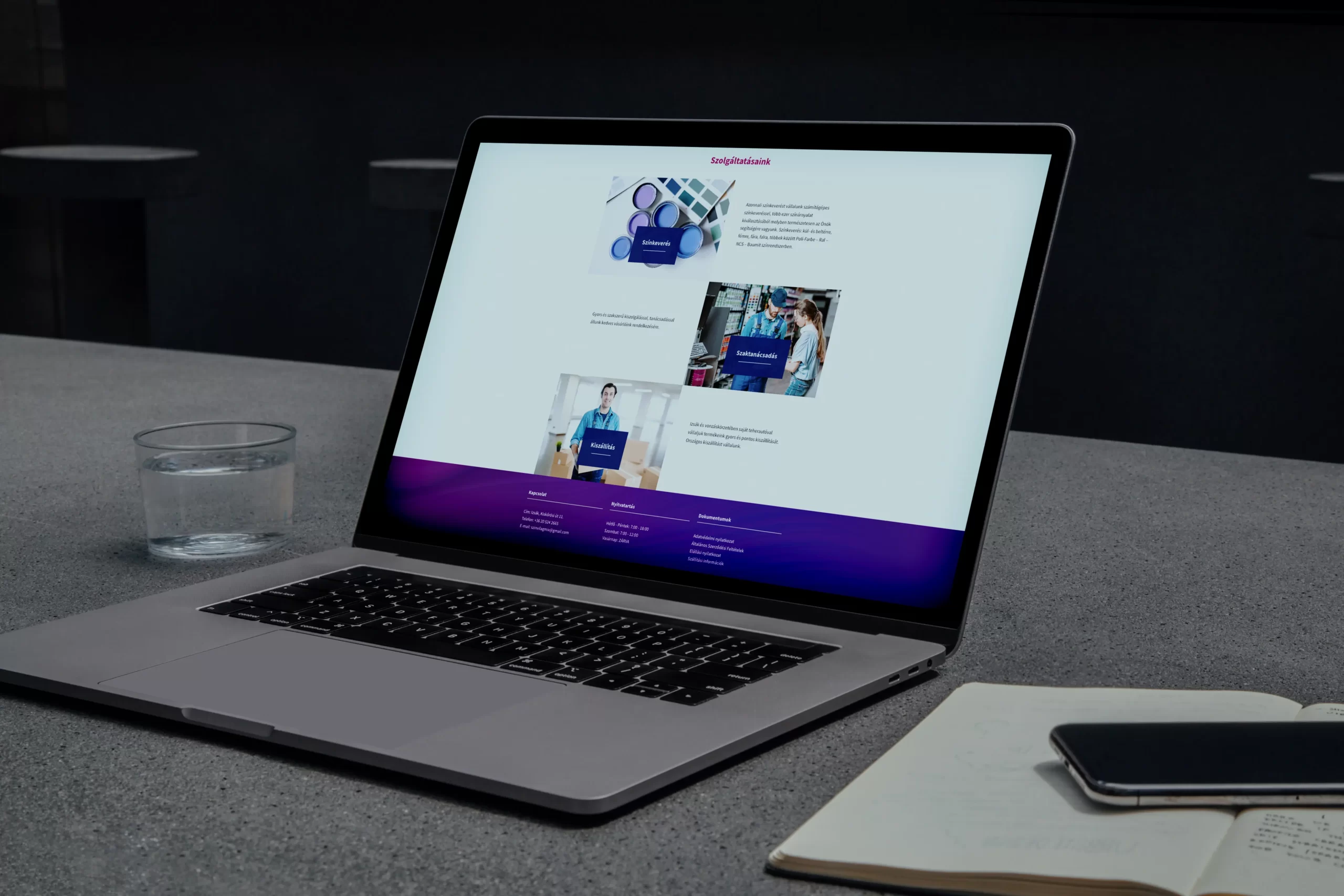 Termékkatalógus nézet